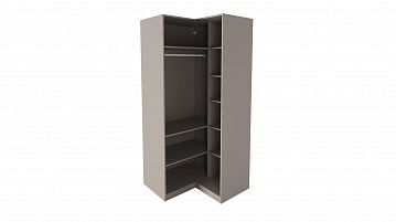 Гардеробная Keep (Кип), угловой модуль 53*236*58, модуль 100*236*58, набор 3, цвет Бежевый дымчатый