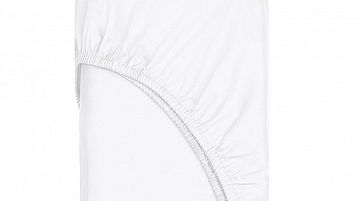 Простыня на резинке Tencel (Тенсел) Белый