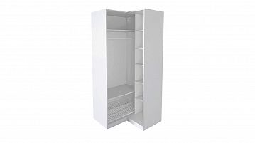 Гардеробная Keep (Кип), угловой модуль 53*236*58, модуль 100*236*58, набор 1, цвет Белый