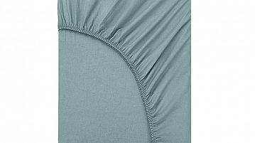 Простыня на резинке Comfort Cotton (Комфорт Коттон) Серо-голубой
